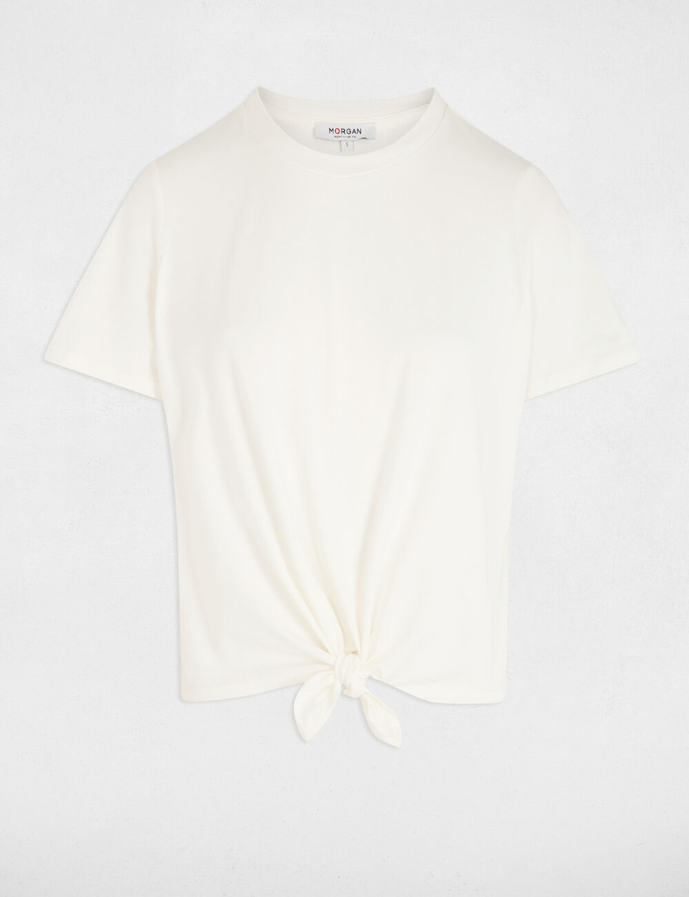 T-shirt manches courtes blanc femme