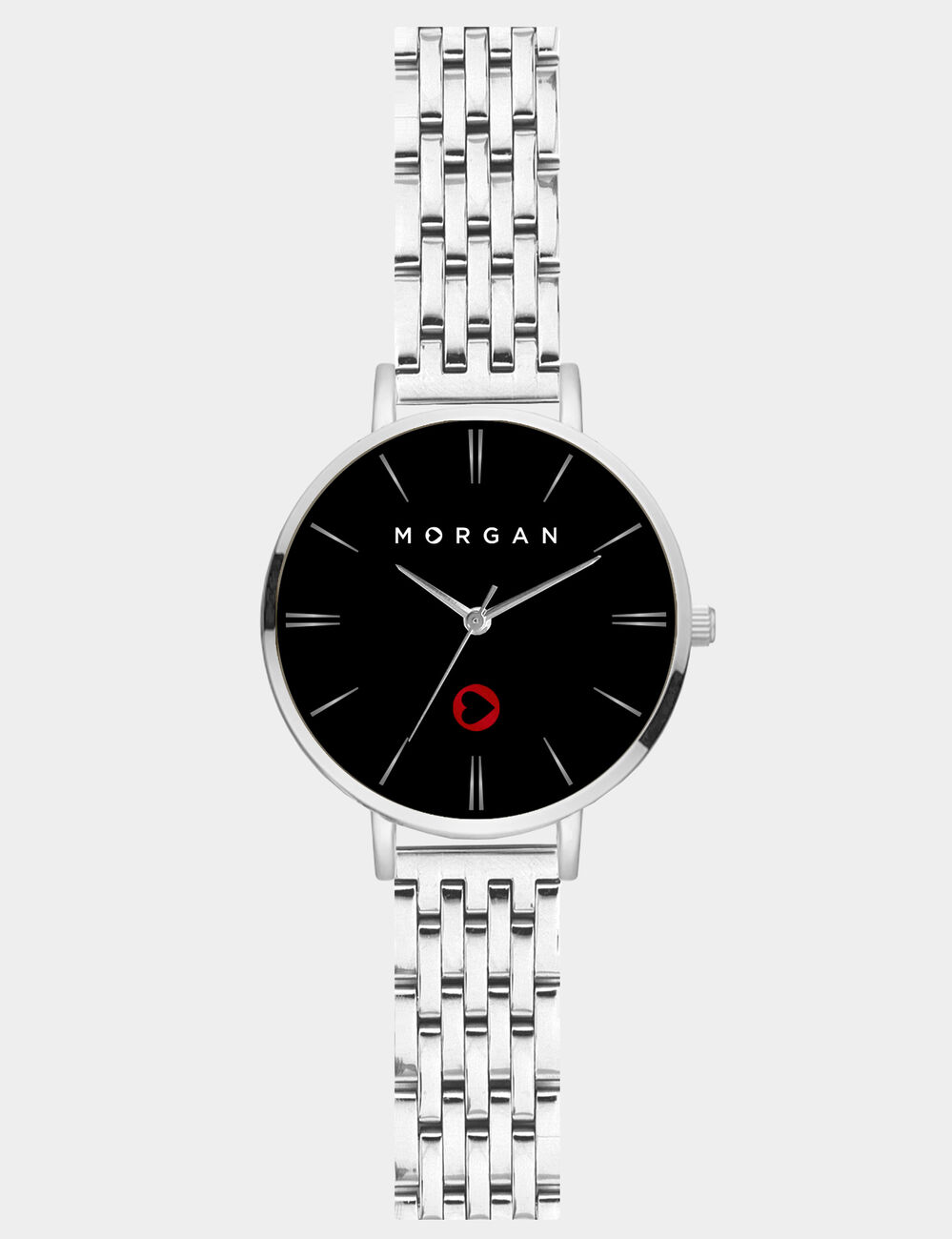 Montre couleur argent femme