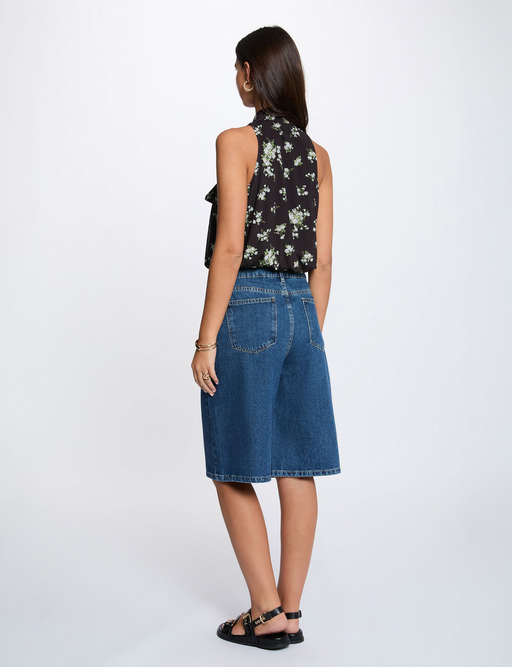 D&eacute;bardeur col lavalli&egrave;re multicolore femme
