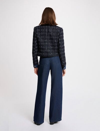 Getailleerd kort jasje meerkleurig vrouw