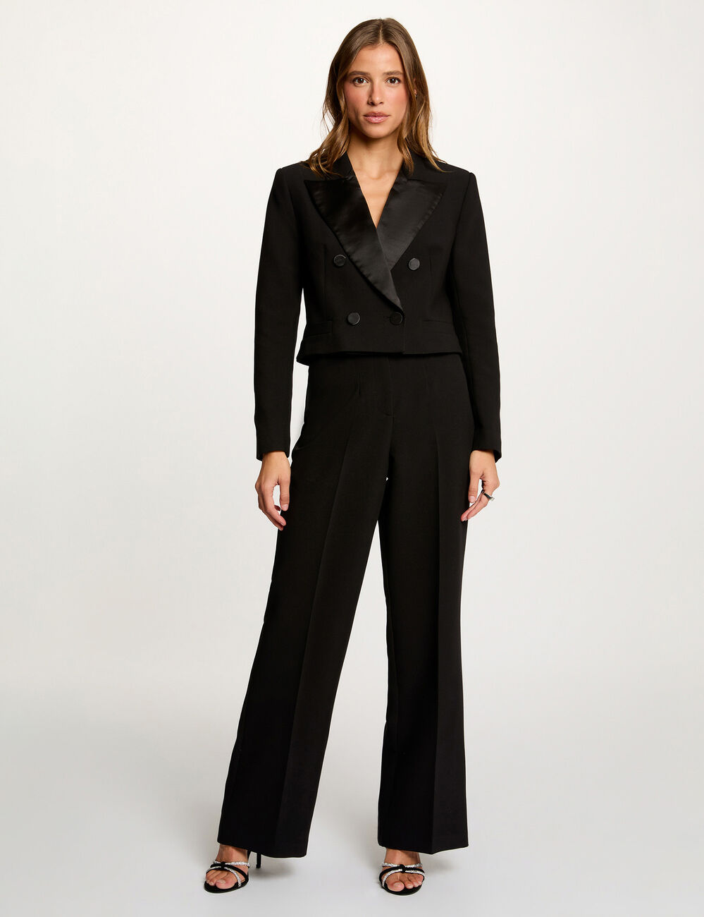 veste courte cache coeur noir femme Veste courte cache-coeur noir femme