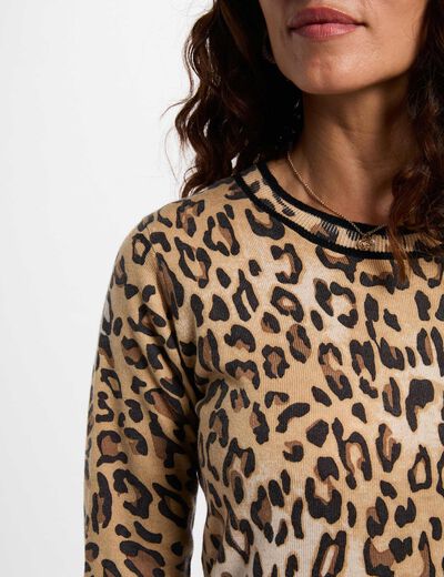 Korte rechte jurk beige vrouw