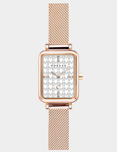 Montre classique rose femme
