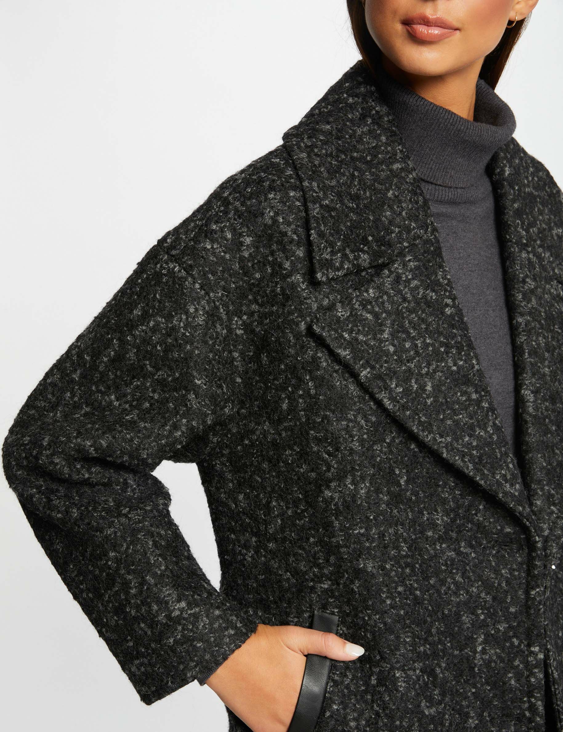 Manteau gris anthracite femme shop