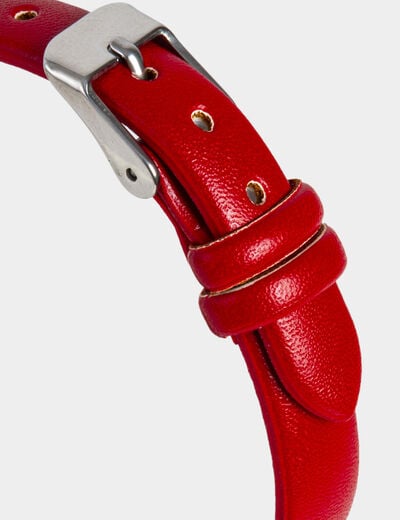 Montre couleur argent femme