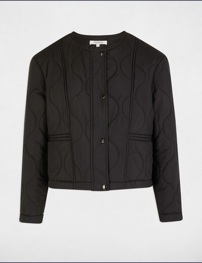 Doudoune courte noir femme
