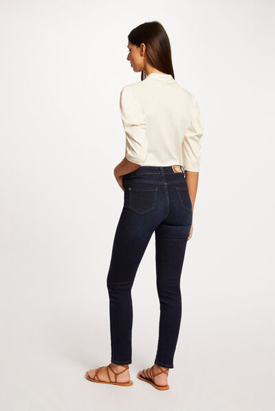 T-shirt met 3/4 mouwen medium ecru vrouw
