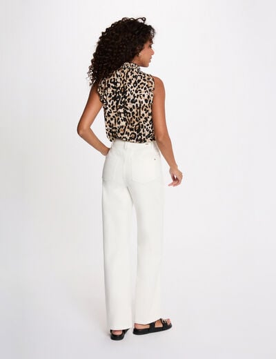 D&eacute;bardeur col montant multicolore femme