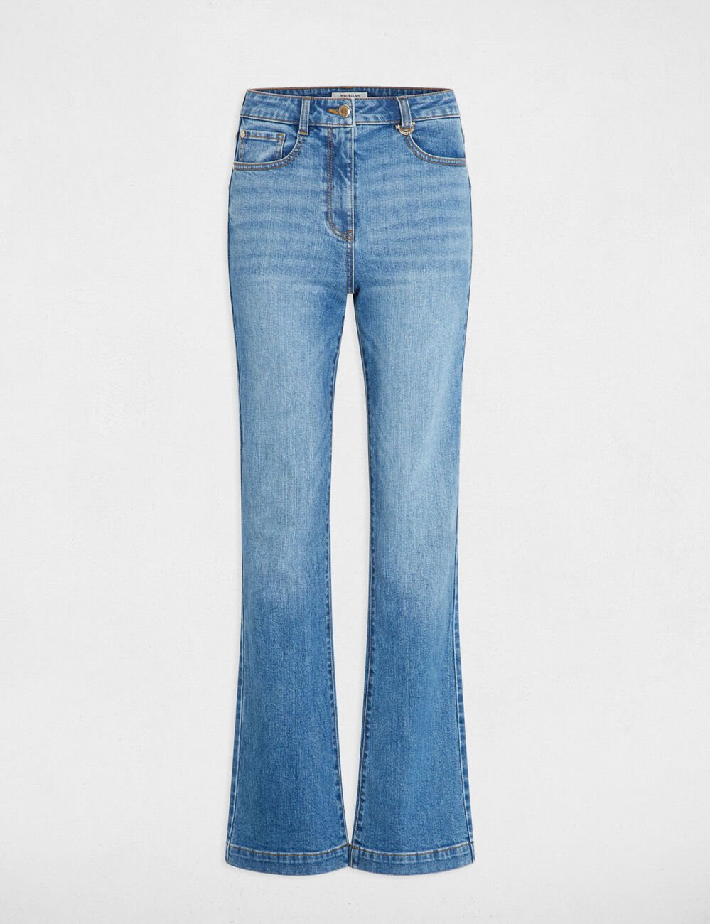 Jean bootcut denim stone femme