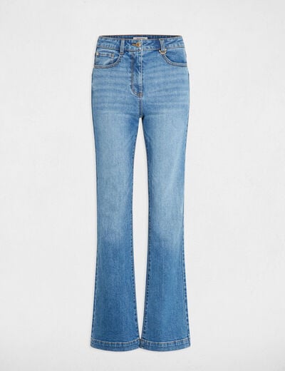 Bootcut jeans stone washed denim vrouw