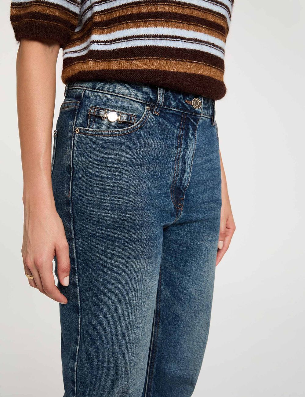 stone washed denim vrouw