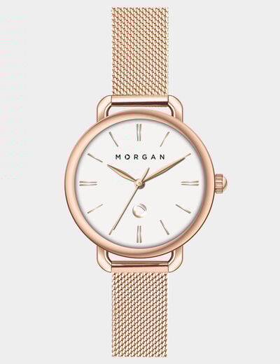 Klassiek horloge roze vrouw