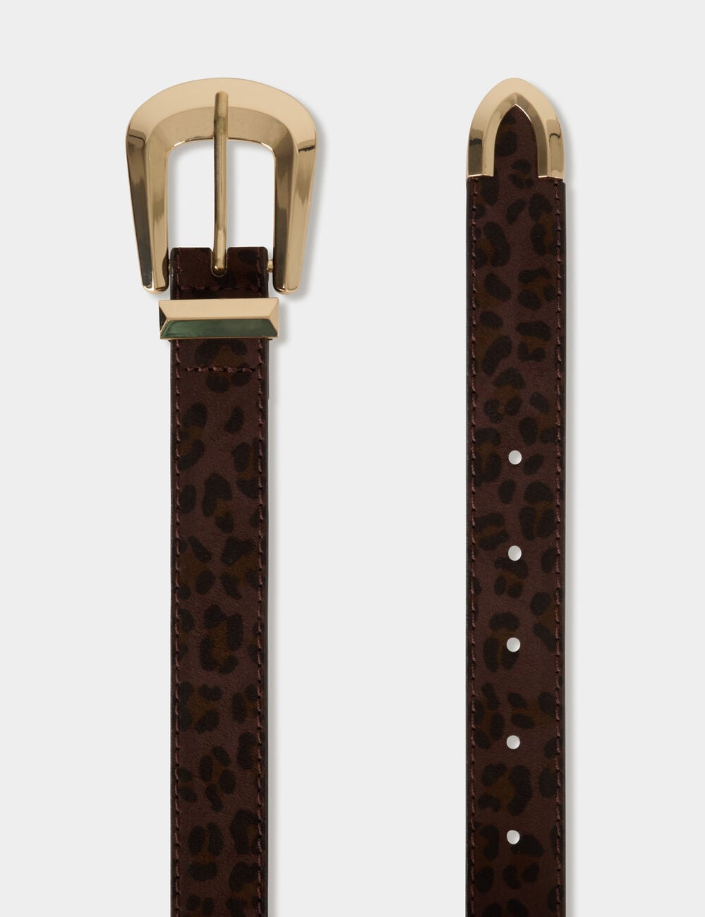 Ceinture croco multicolore femme