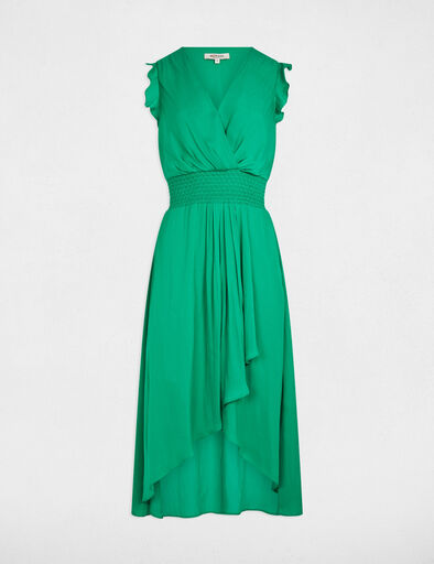 mouwloze rechte vlot vallende jurk emerald groen vrouw Mouwloze rechte vlot vallende jurk emerald groen vrouw