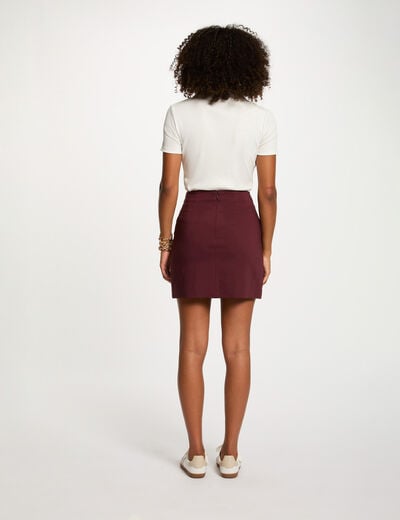 T-shirt met korte mouwen helder wit vrouw