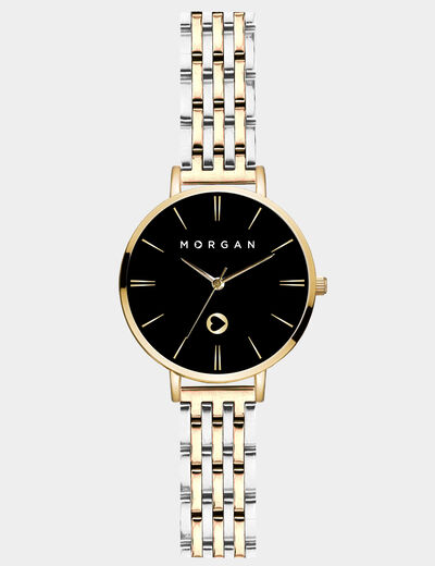 Montre classique jaune or femme