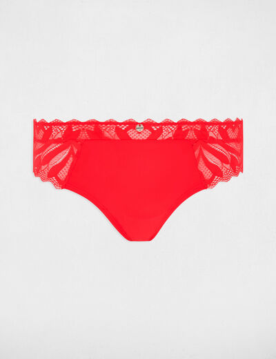 Kanten shorty rood vrouw