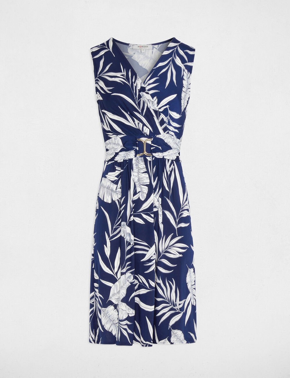 Robe courte d&eacute;collet&eacute; multicolore femme