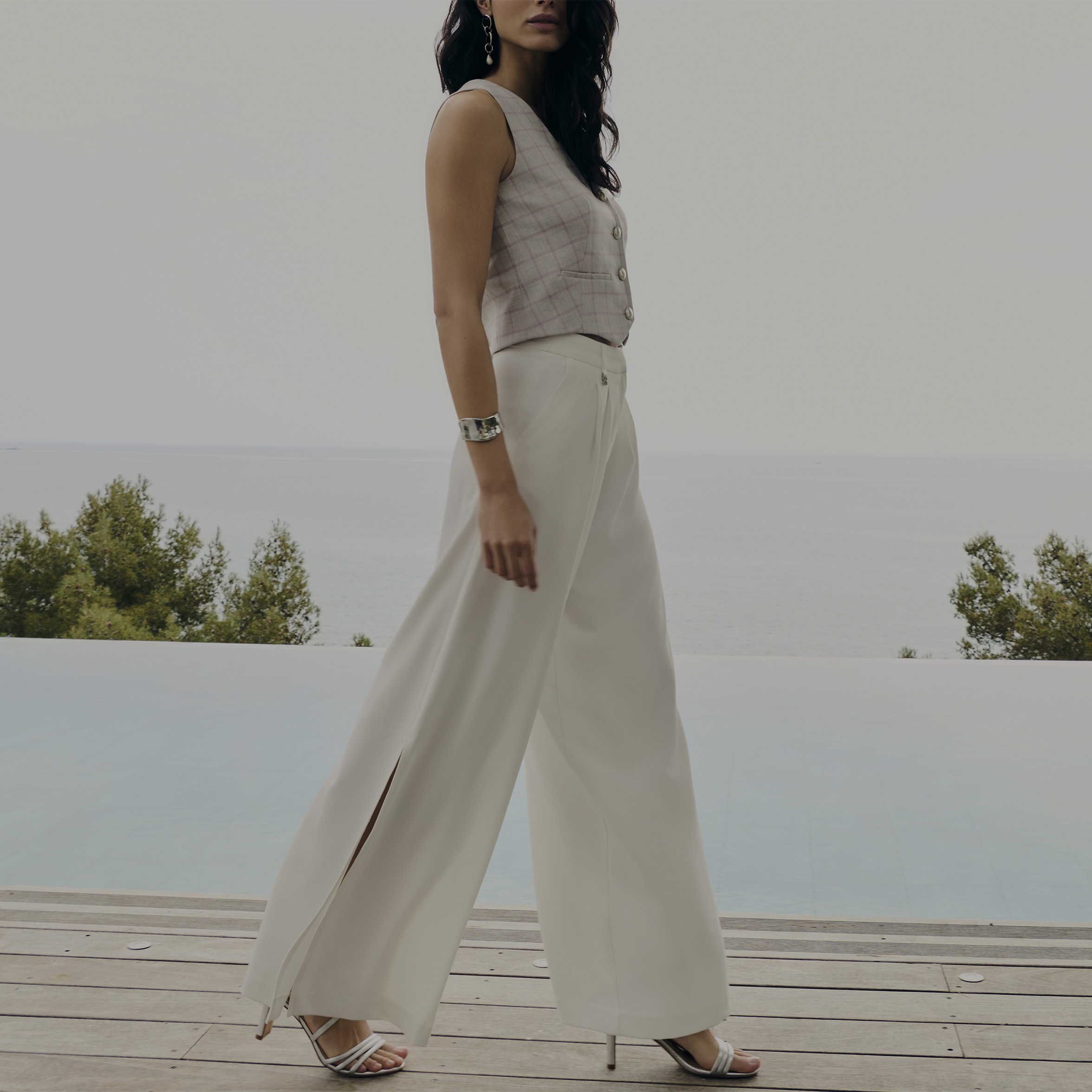 comment porter pantalon large