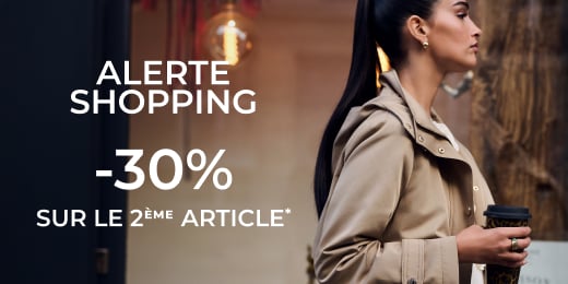Alerte shopping -30% sur le 2ème article