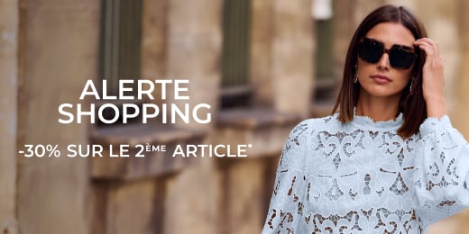 Alerte shopping -30% sur le 2ème article