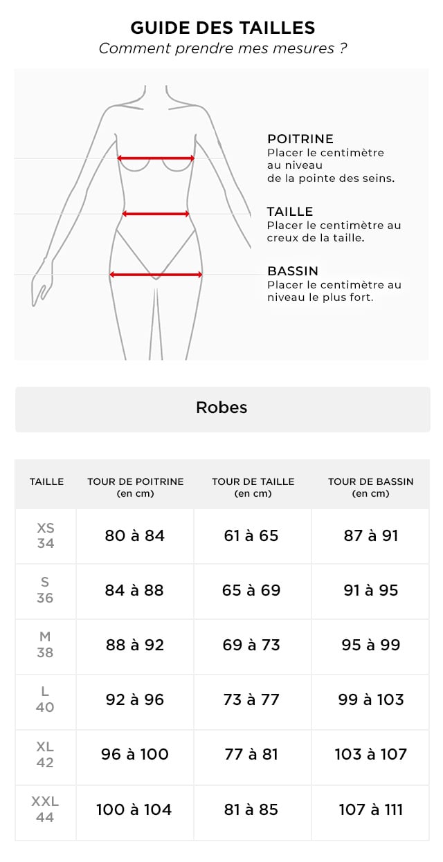 Tailles robes on sale