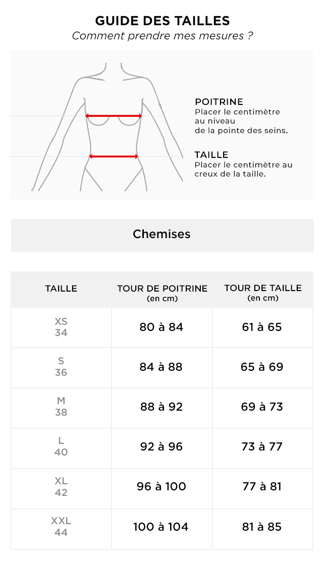 Guide des tailles