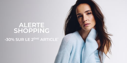 Alerte shopping -30% sur le 2ème article