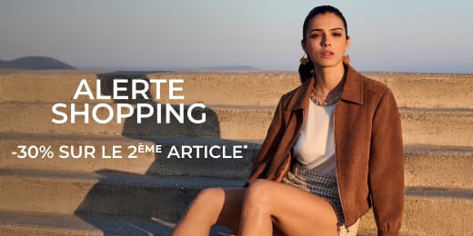 Alerte shopping -30% sur le 2ème article