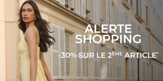 Alerte shopping -30% sur le 2ème article