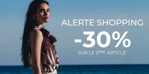 Alerte shopping -30% sur le 2ème article