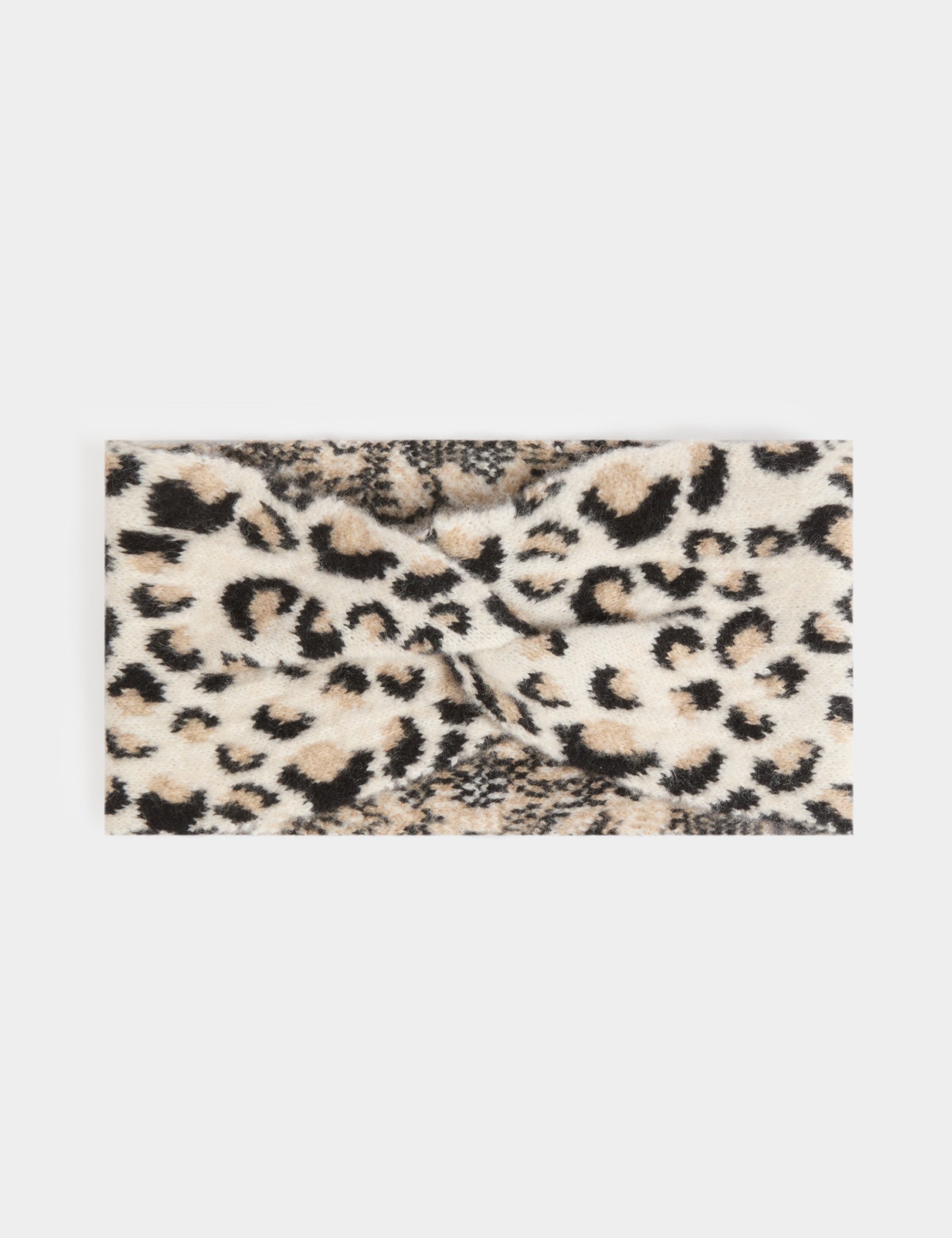 Haarband met luipaardprint meerkleurig vrouw