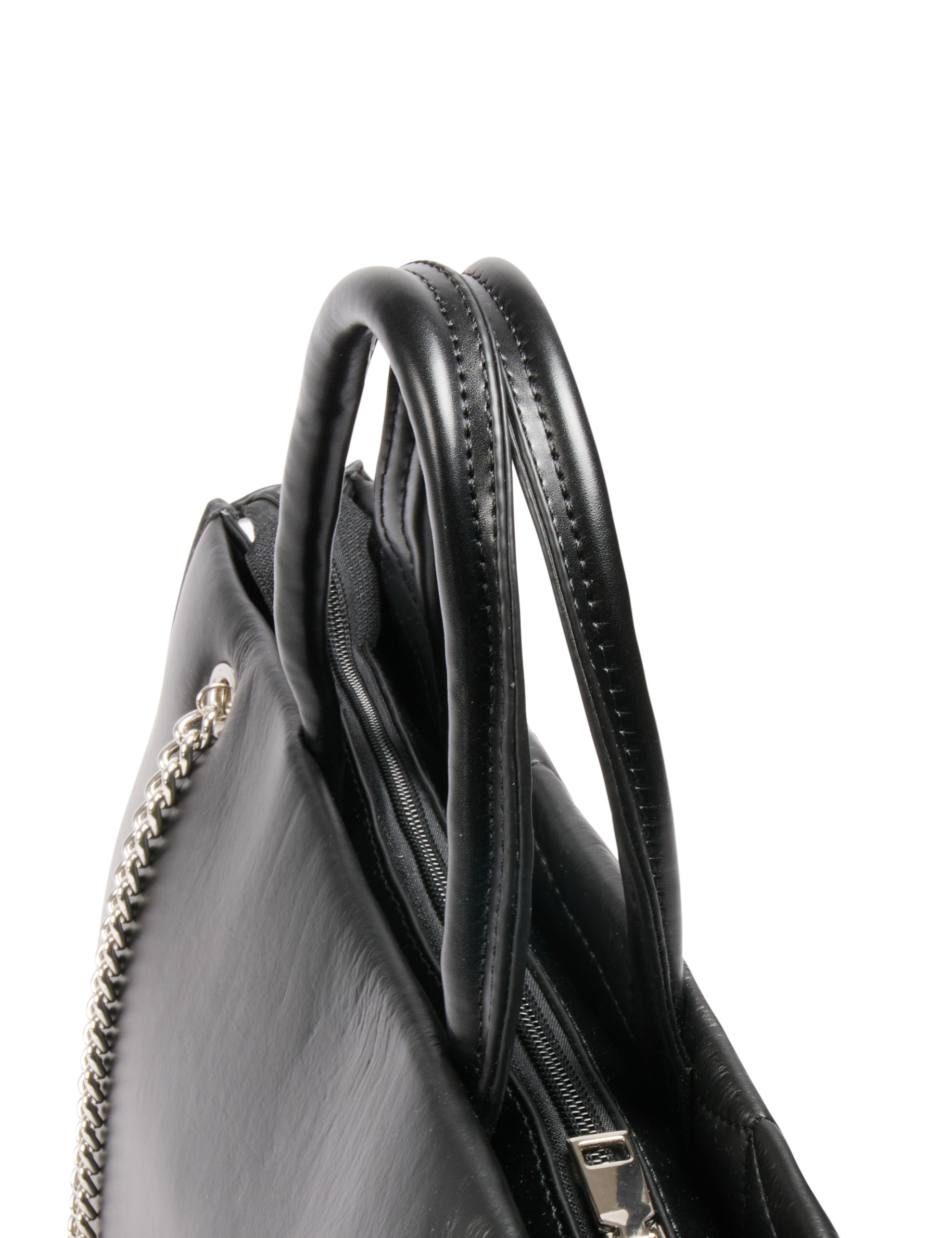 Sac cabas matelassé noir femme
