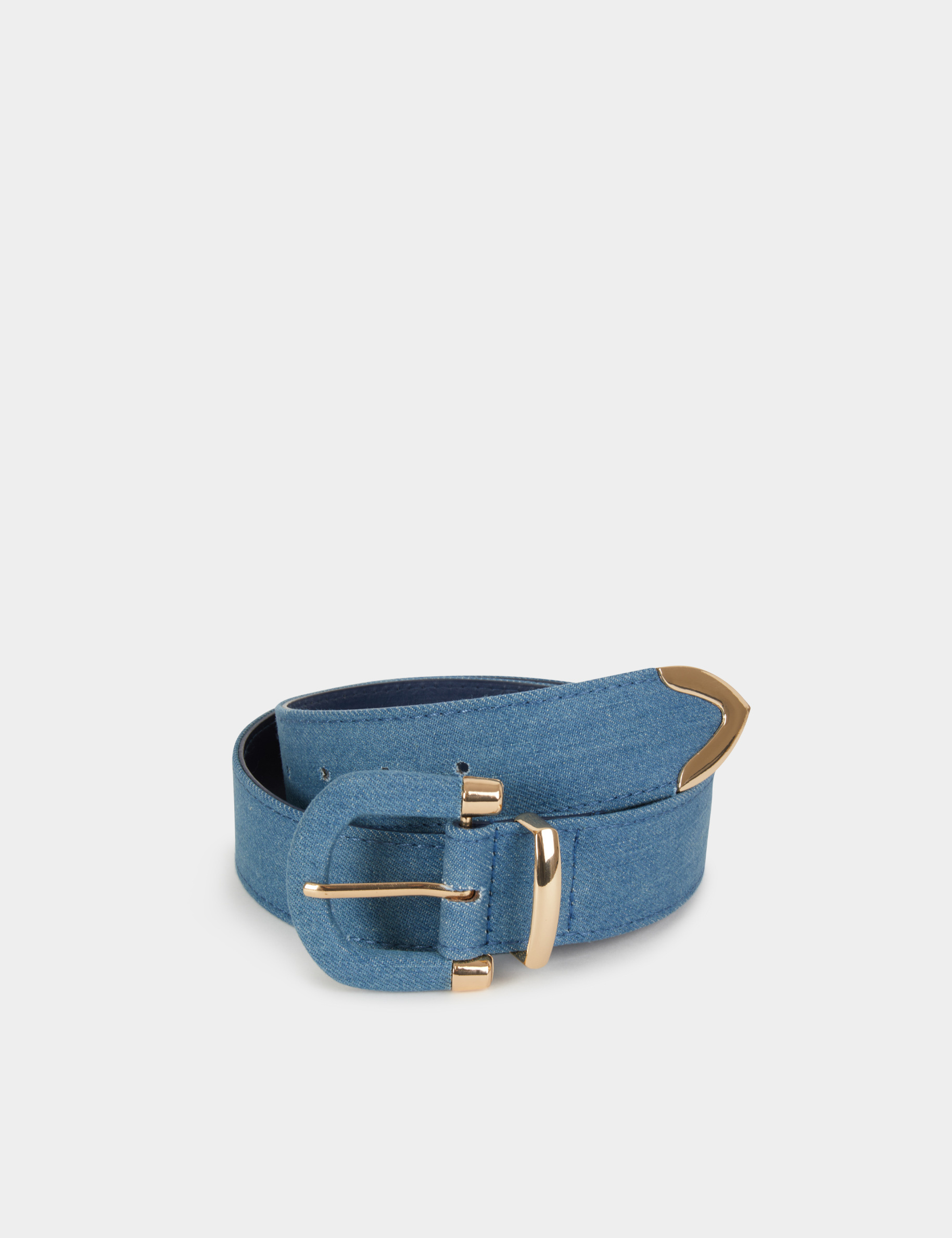 Riem voor jeans stone washed denim vrouw
