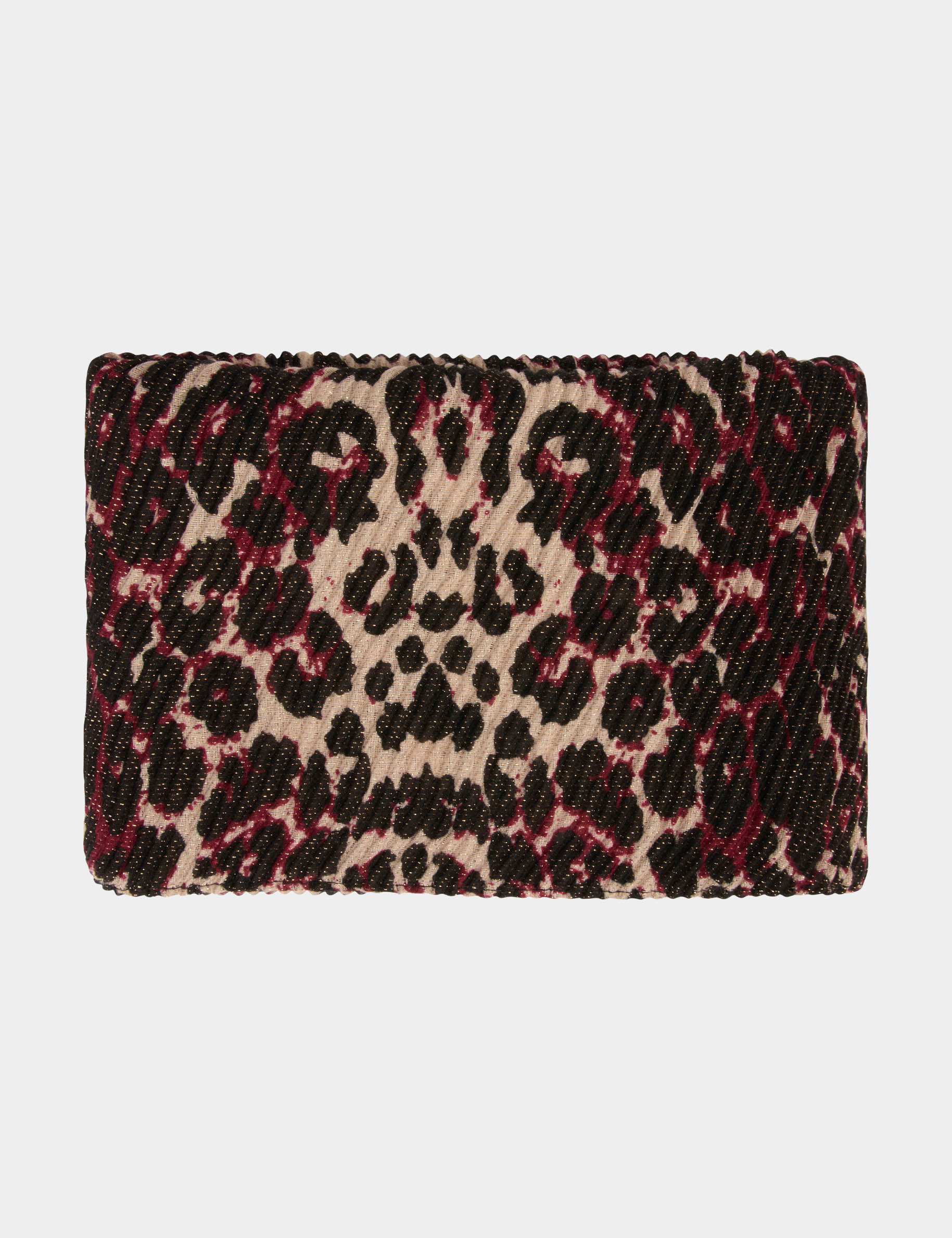 Foulard pliss&eacute; multicolore femme