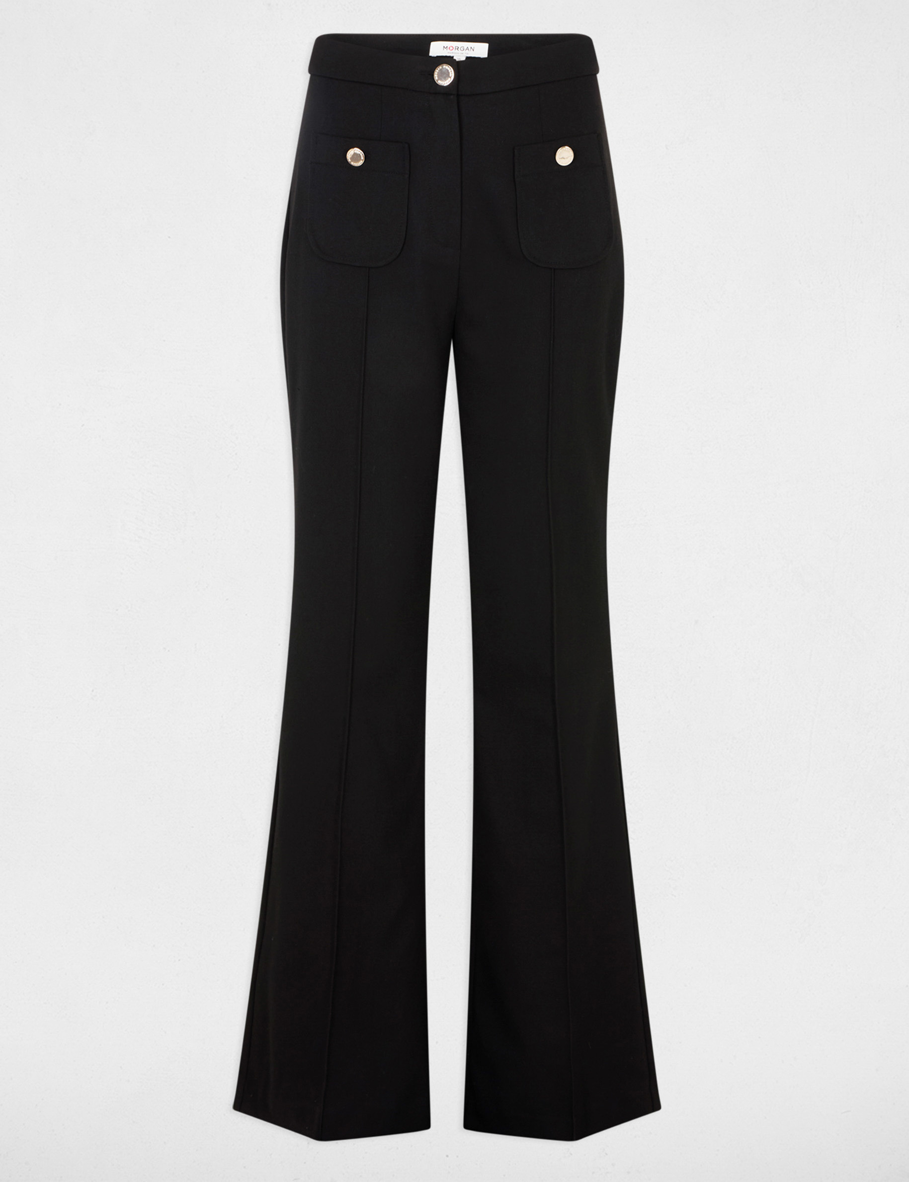 pantalon bootcut noir femme Pantalon bootcut noir femme