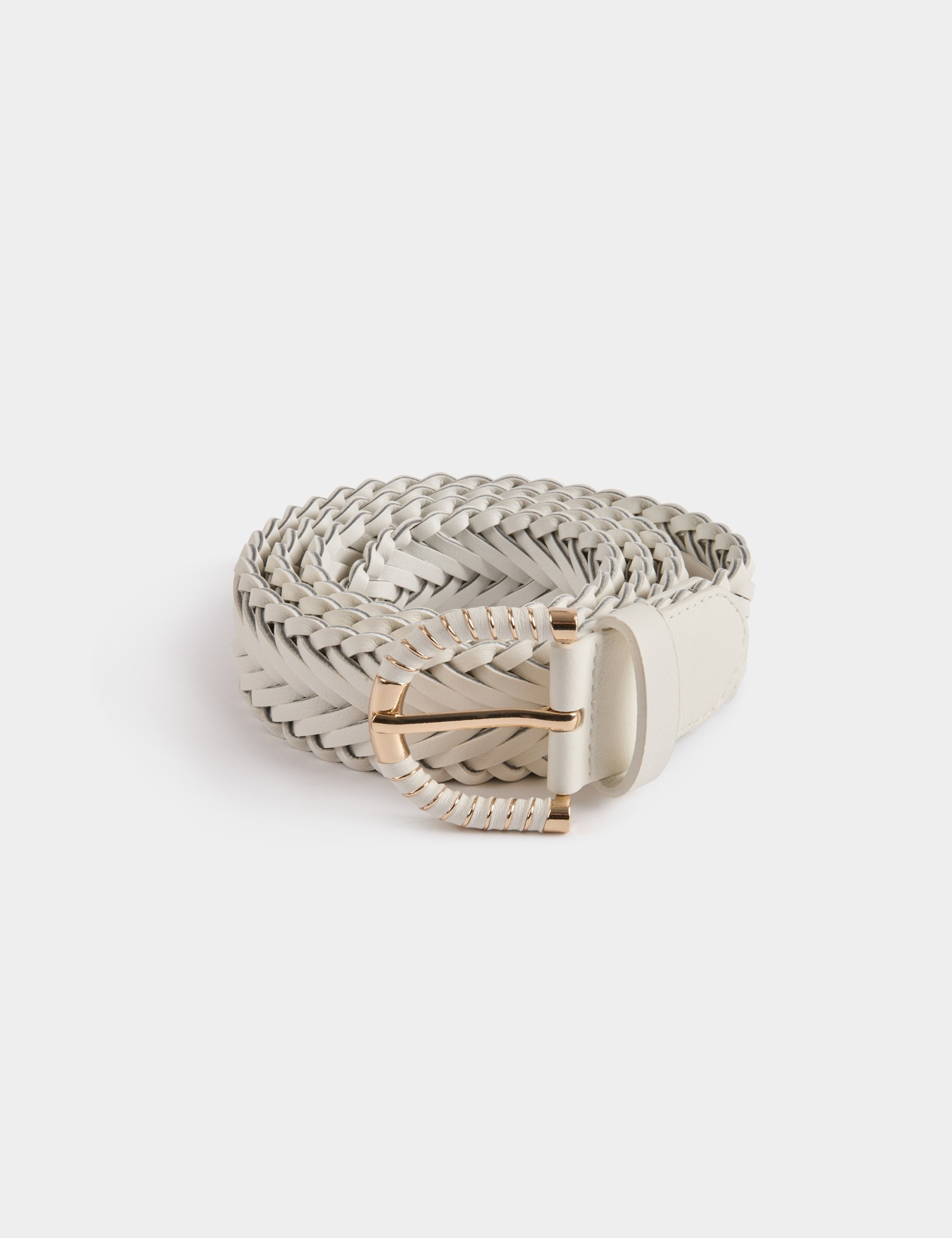 ceinture tressee ivoire femme Ceinture tressée ivoire femme