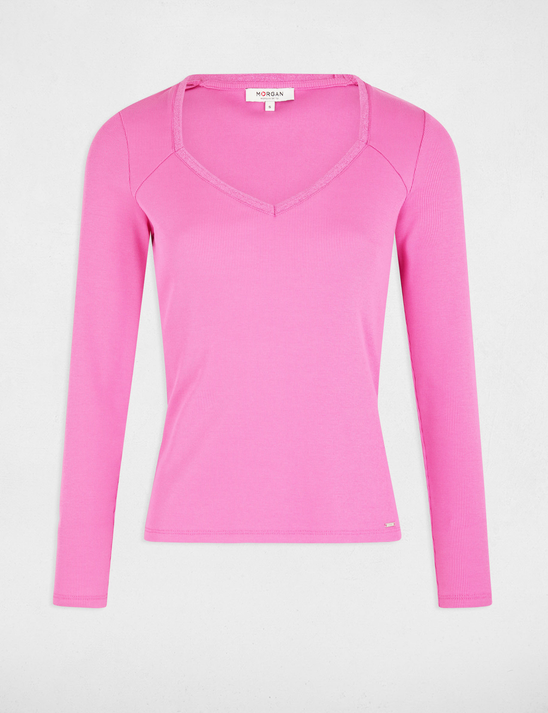 lange mouwen t shirt roze vrouw Lange mouwen T-shirt roze vrouw