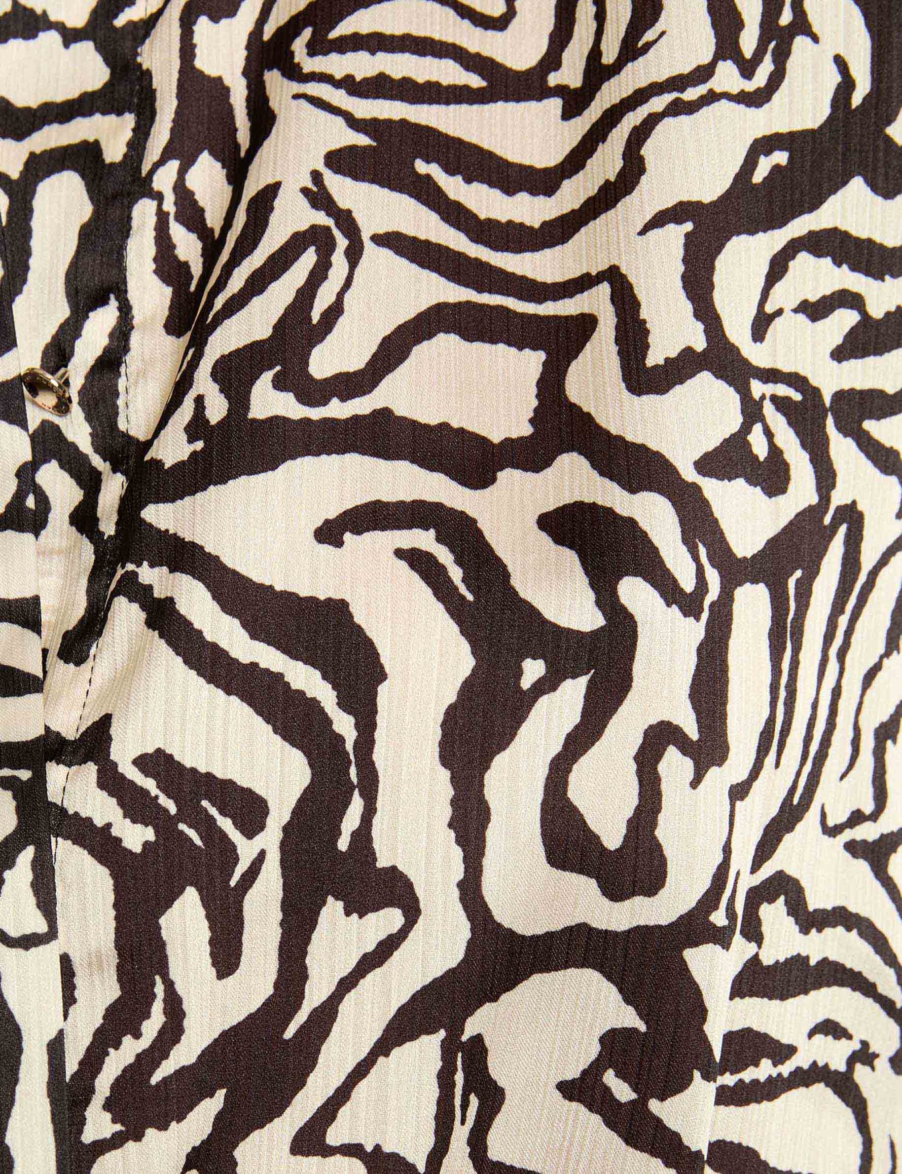 chemise imprimee manches longues multicolore femme null