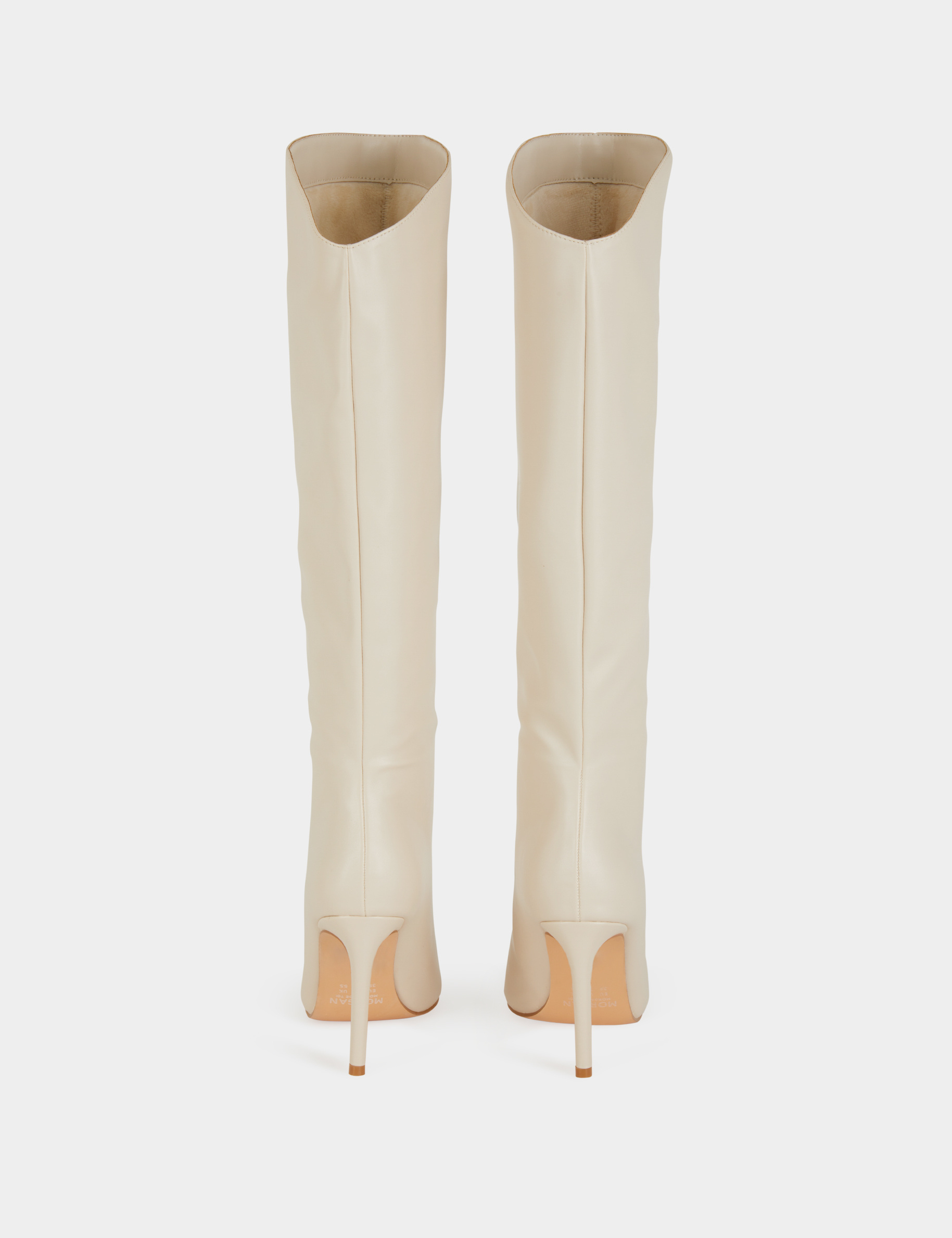 bottes hautes a talons aiguilles ivoire femme Bottes hautes à talons aiguilles ivoire femme