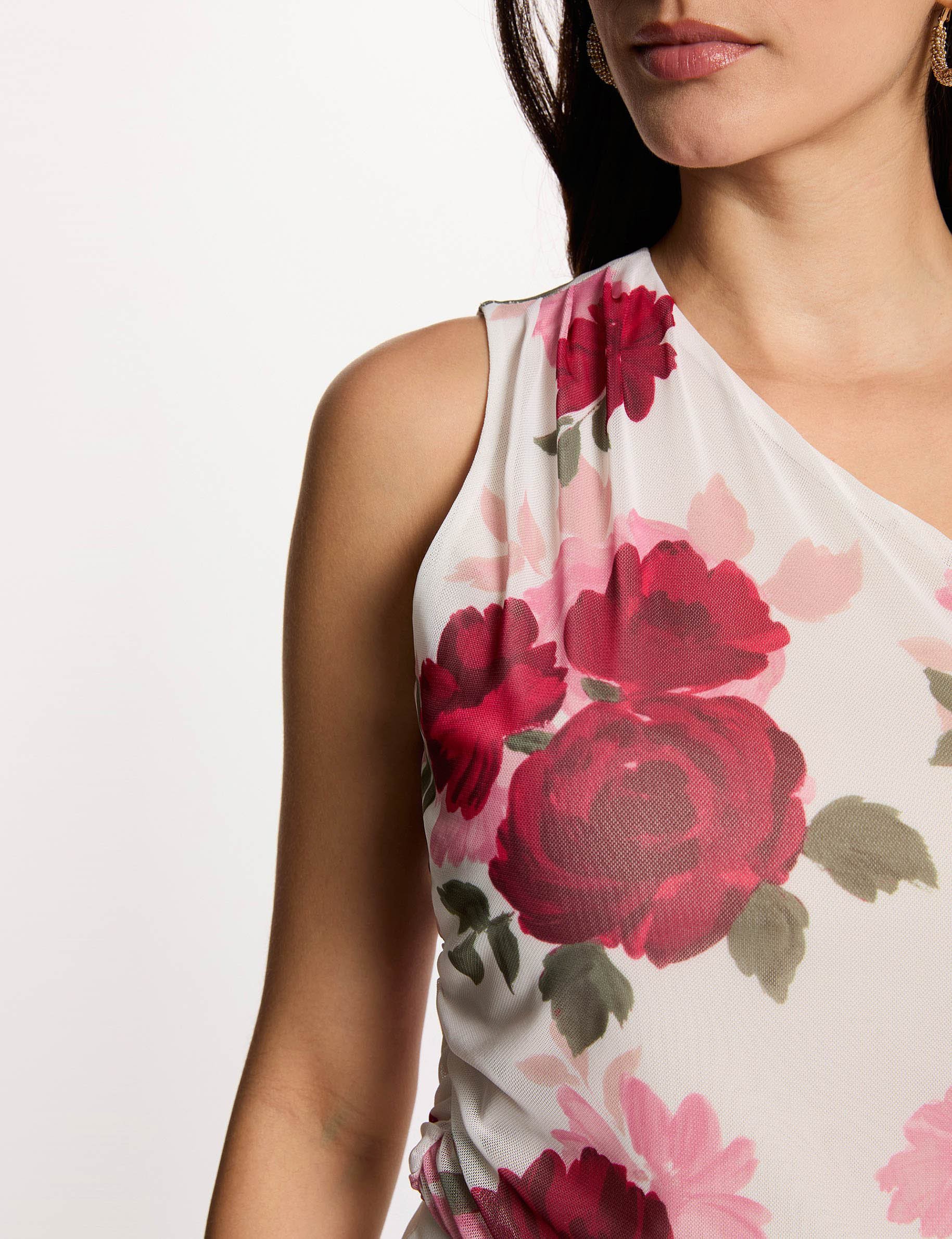 T-shirt sans manches multicolore femme