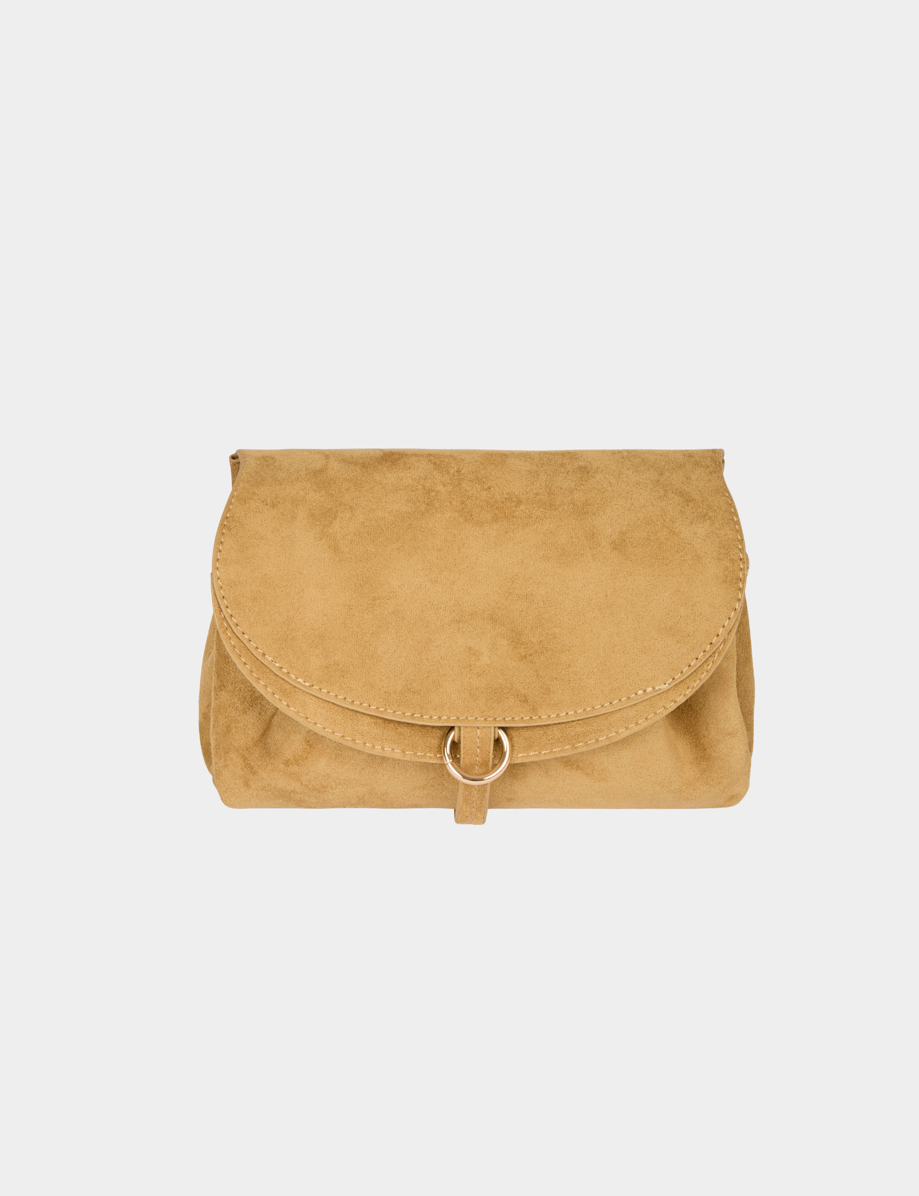 Soepele su&egrave;delook tas beige vrouw