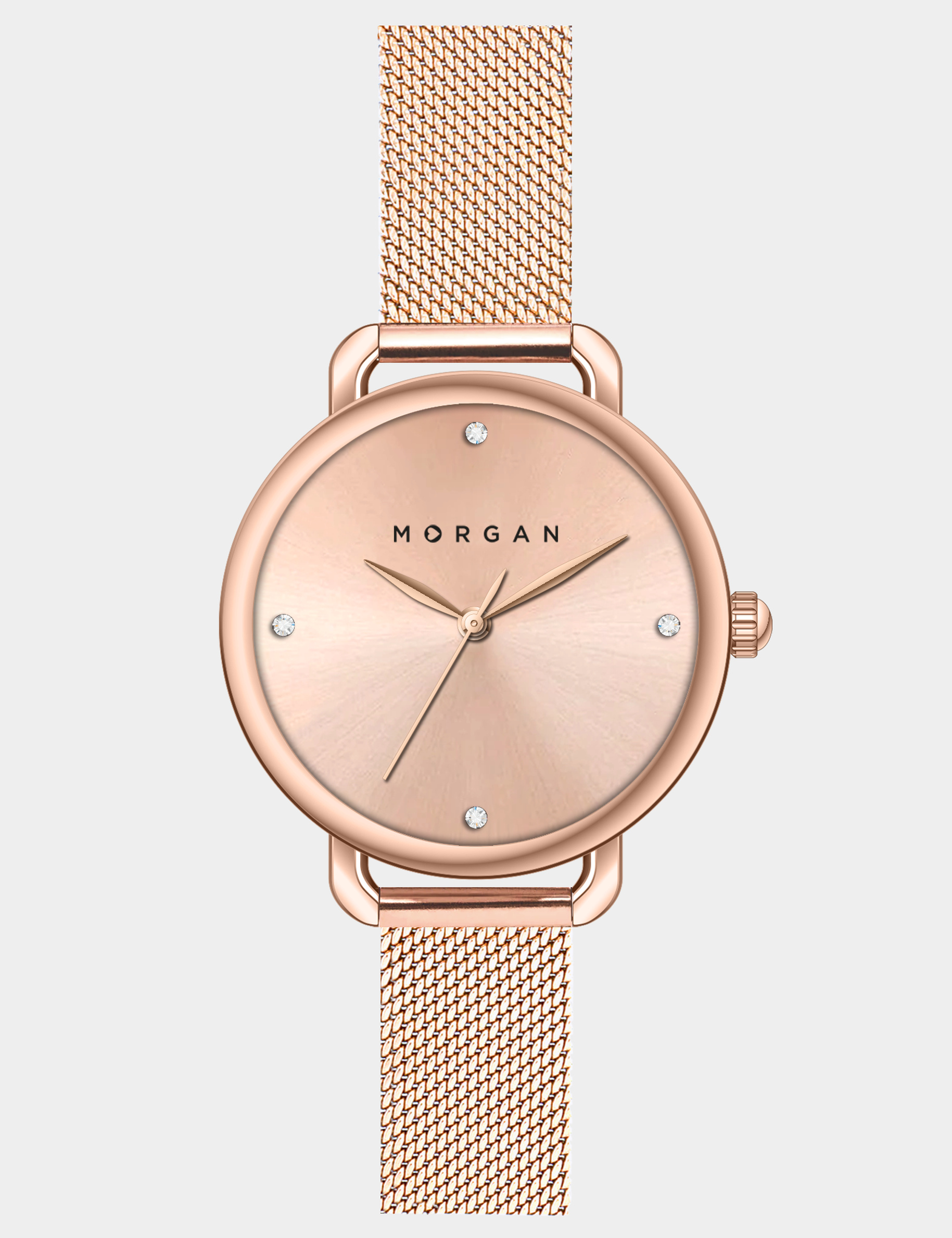 Montre classique rose femme