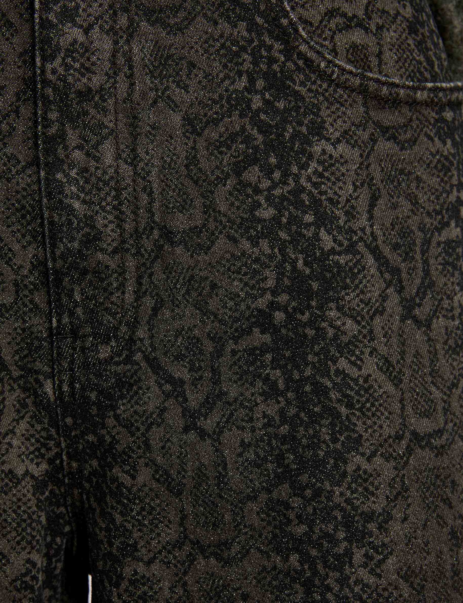 hoge taille wijde jeans meerkleurig vrouw null