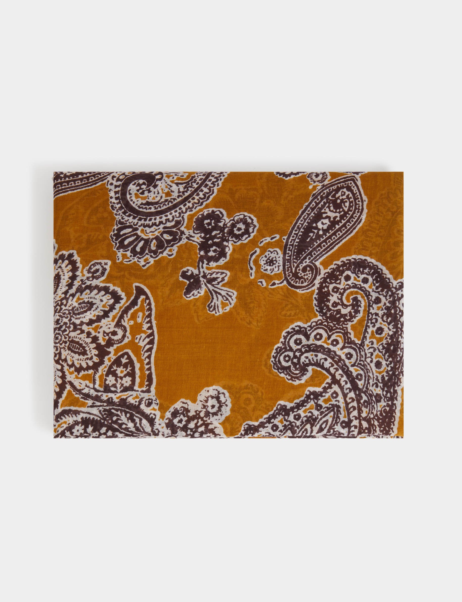 foulard imprime cachemire multicolore femme Foulard imprimé cachemire multicolore femme
