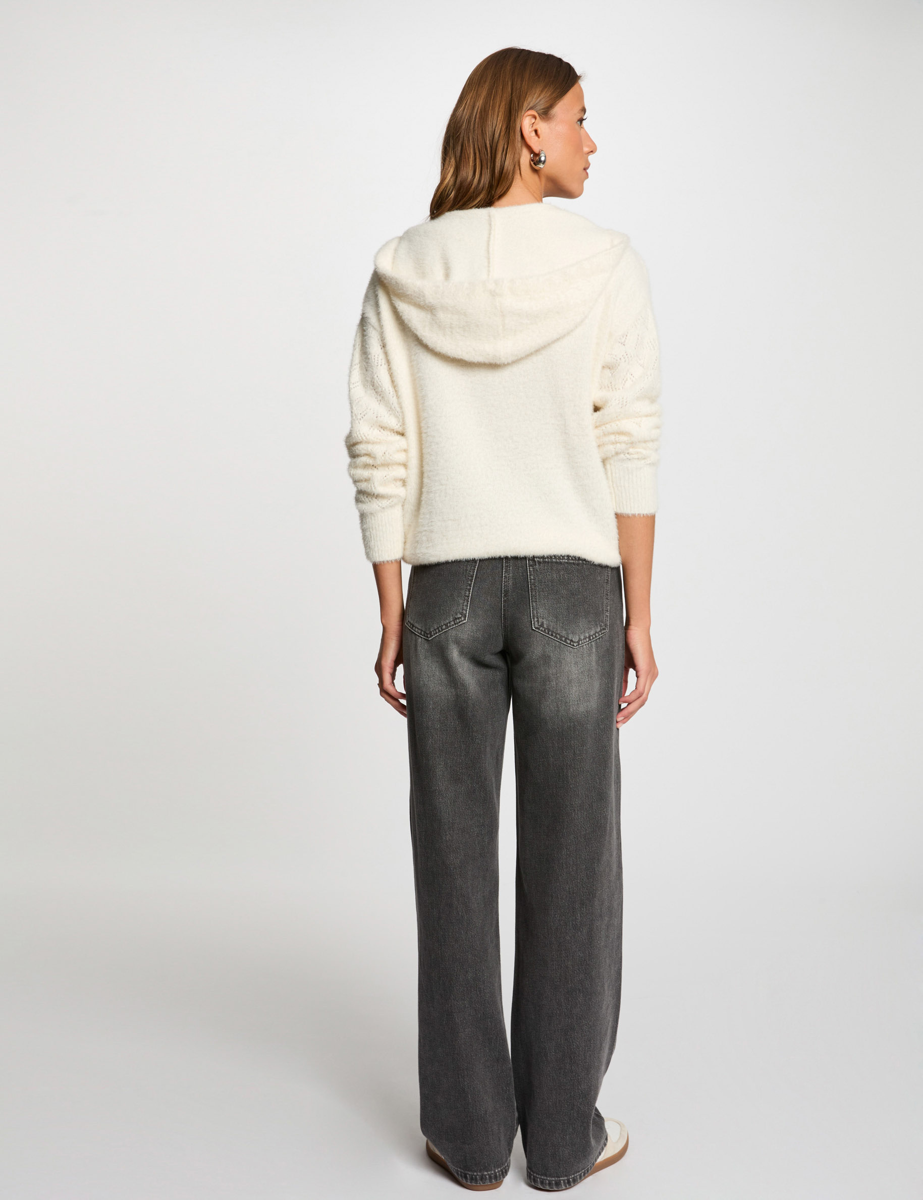 pull a capuche ivoire femme Pull à capuche ivoire femme
