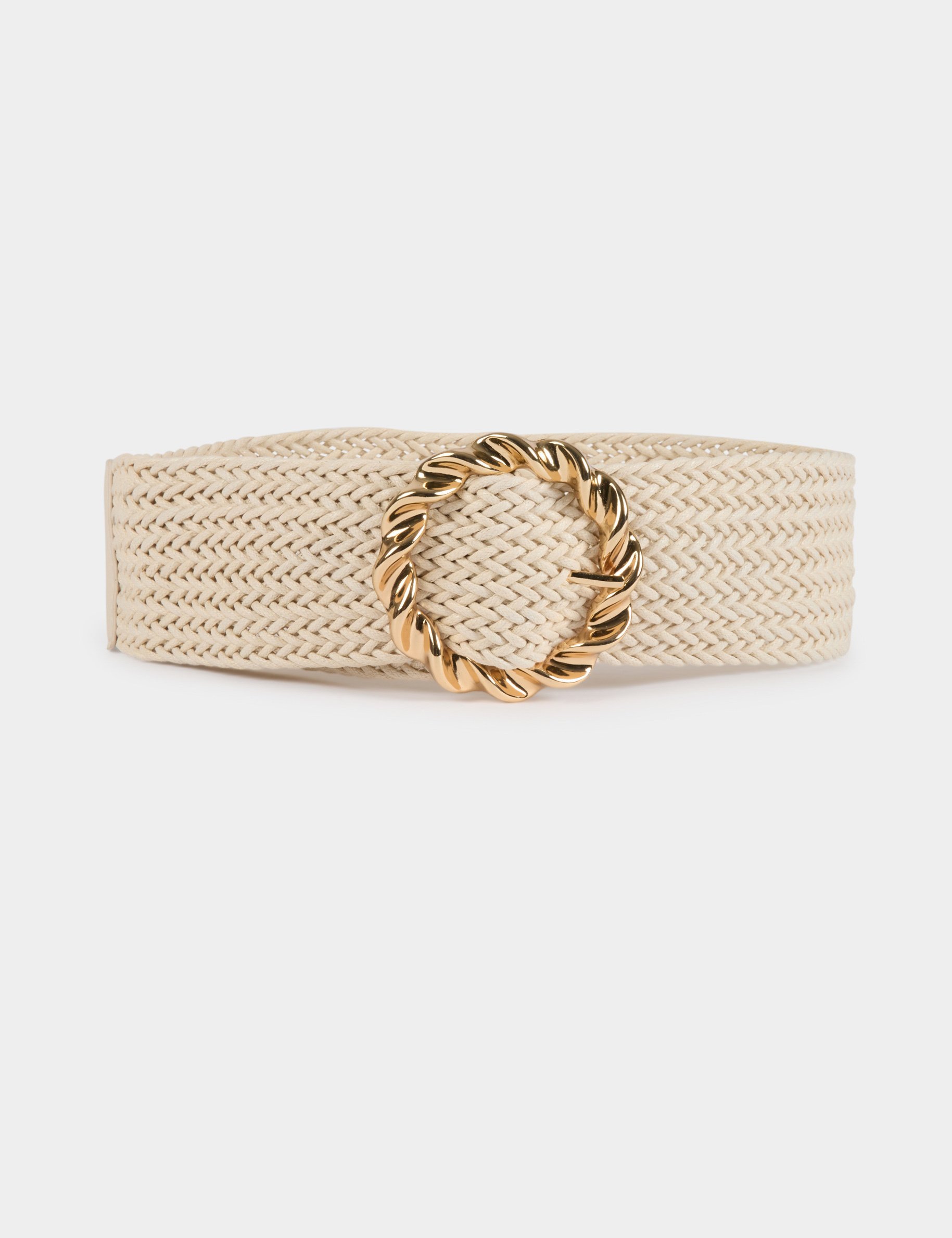 ceinture tressee ivoire femme ivoor vrouw