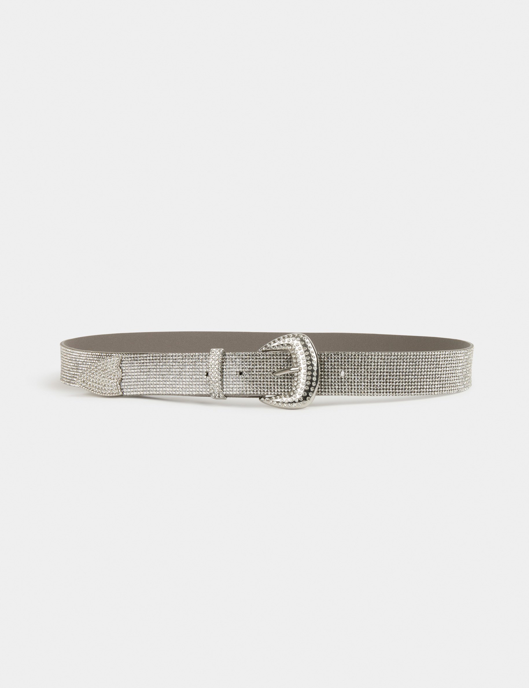 ceinture avec strass couleur argent femme Ceinture avec strass couleur argent femme