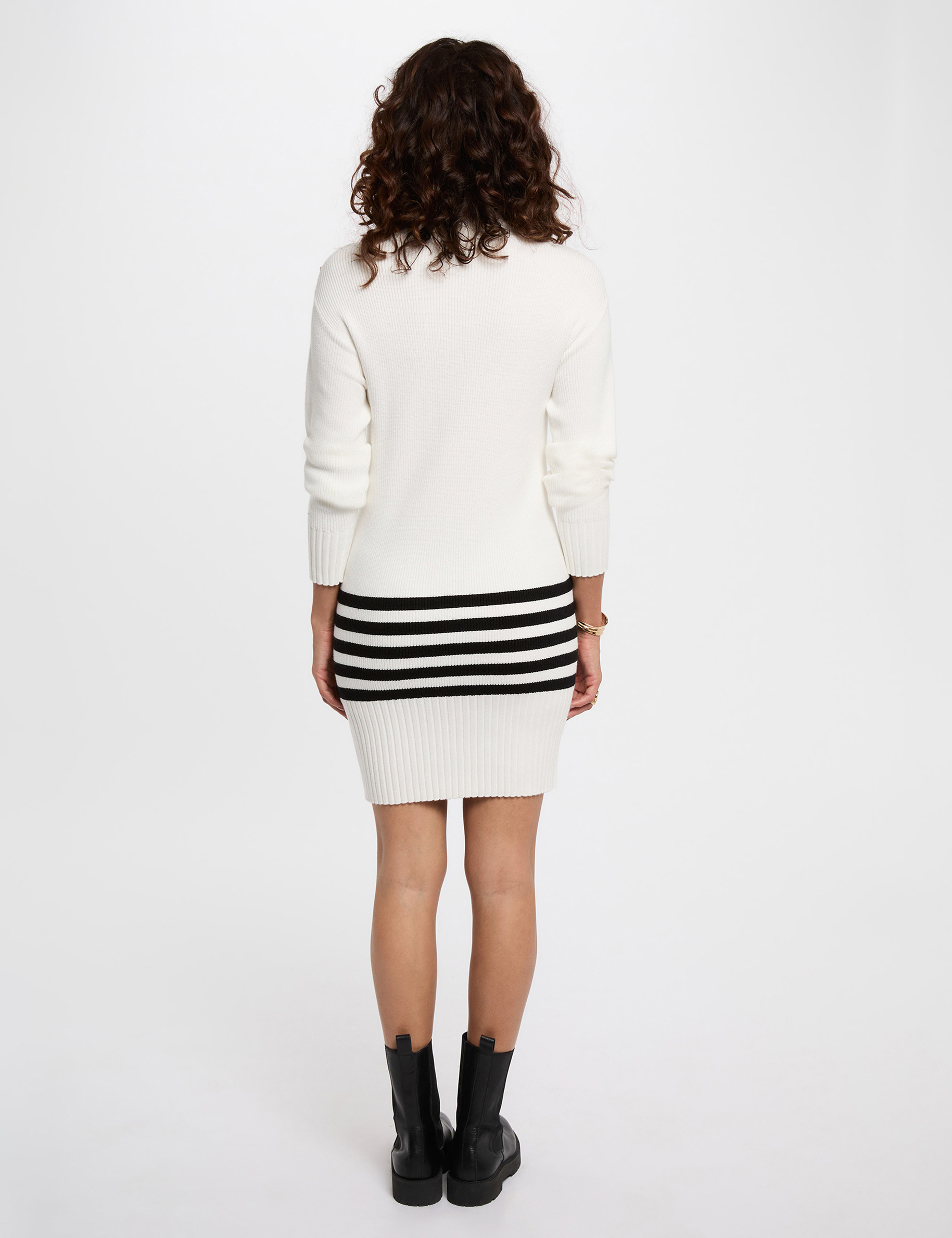 robe courte col montant blanc femme Robe courte col montant blanc femme