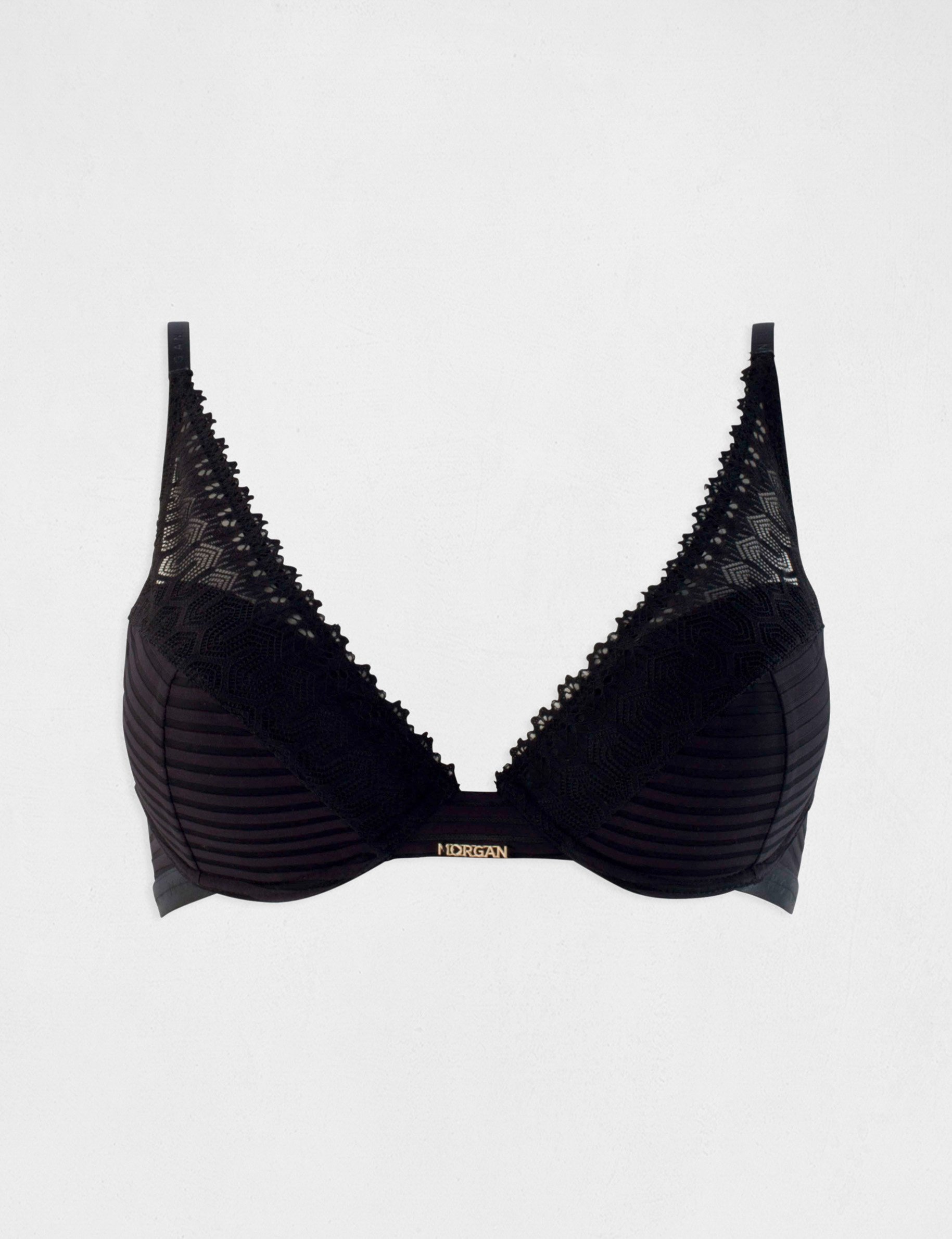 Soutien-gorge coques noir femme